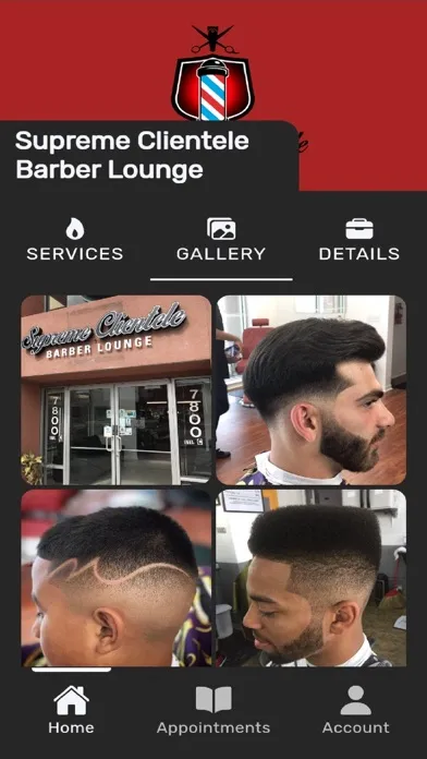 ภาพหน้าจอของ Supreme Clientele BarberLounge