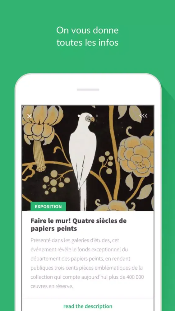 Tangkapan skrin Mint, vos spectacles à Paris