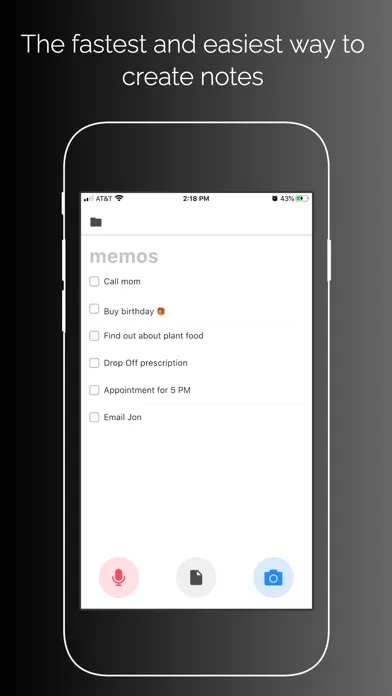 dThing: Memo with Pics & Voice Screenshots