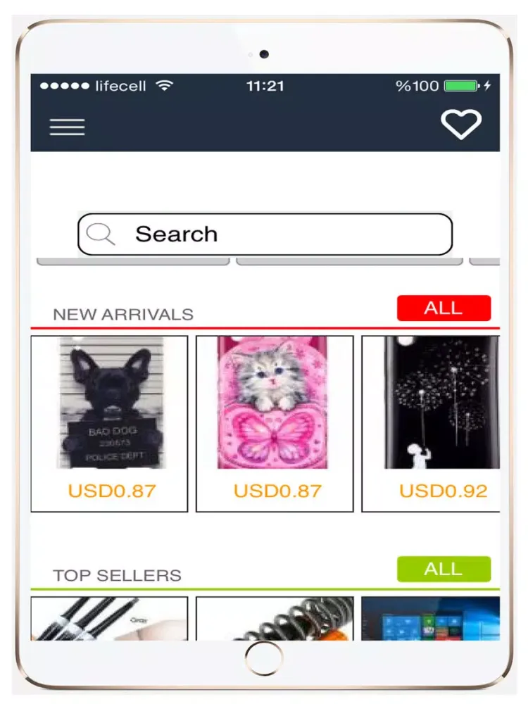 allshop iPad  スクリーンショット