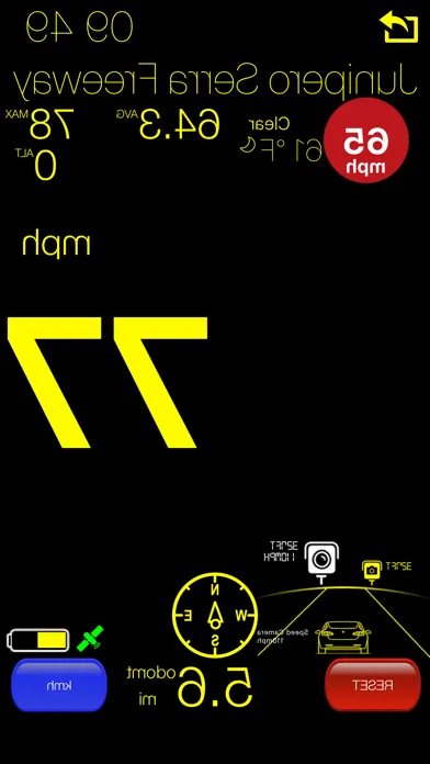 Capturas de tela do Speedometer >>