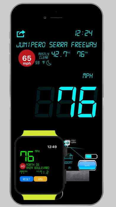 Speedbox Digital Speedometer Screenshots