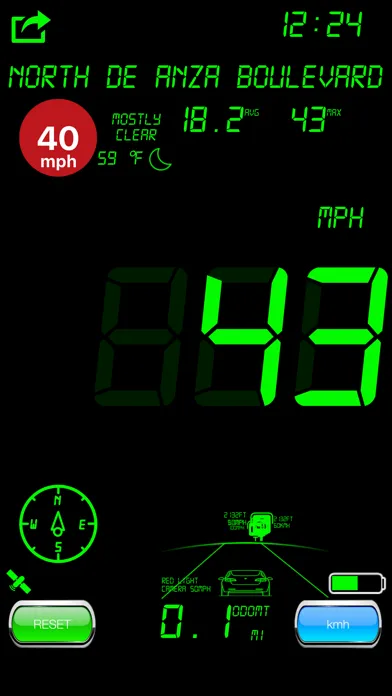 Speedbox Digital Speedometer Screenshots