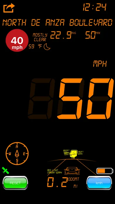 Speedbox Digital Speedometer Screenshots