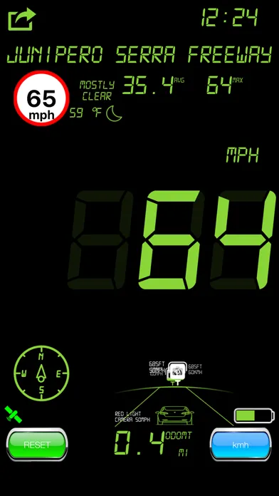 Speedbox Digital Speedometer Screenshots
