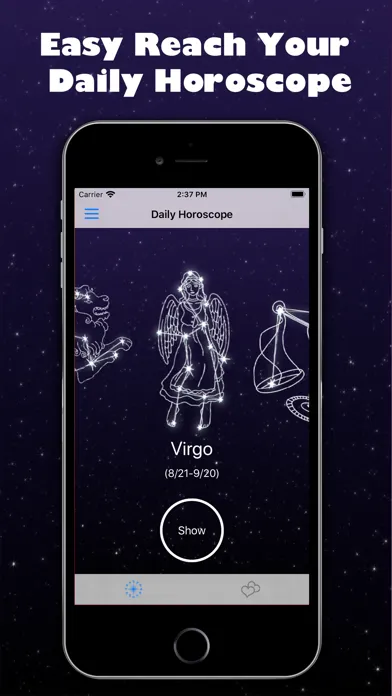 Tangkapan layar Horoscope ⊱