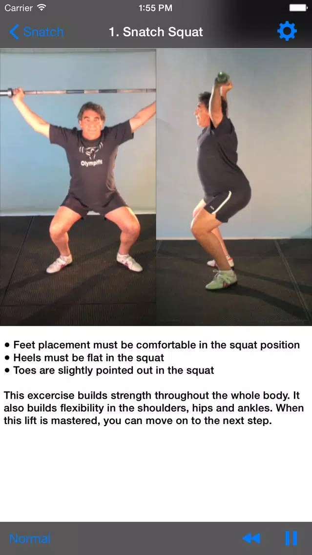 Скриншоты Olympifit Snatch by Bob Pavone