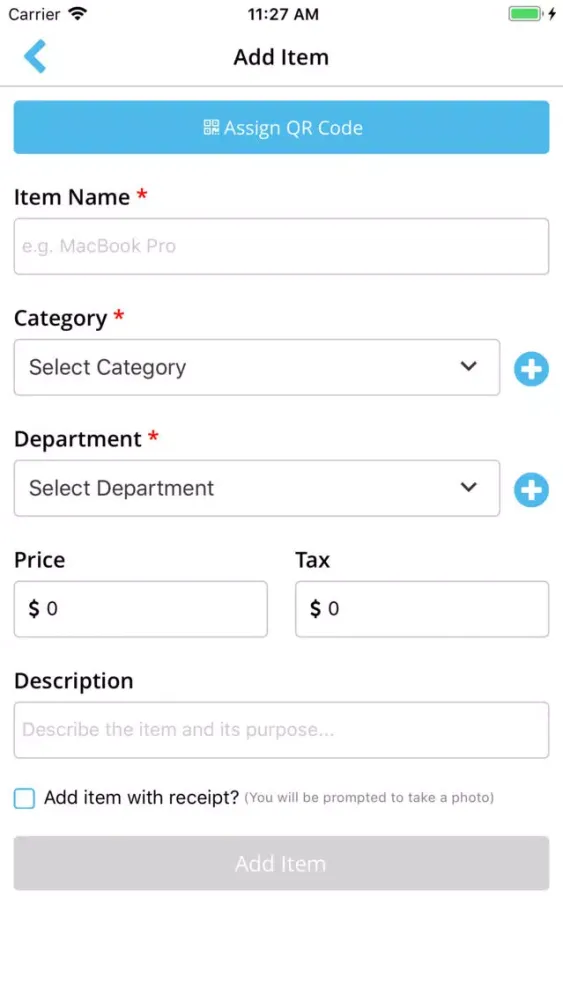 SnapTrack Assets Screenshots
