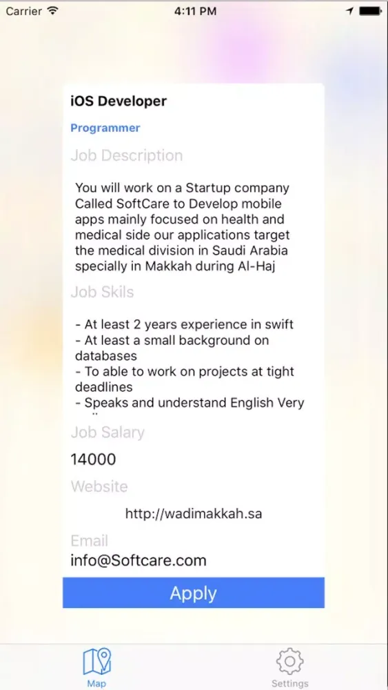 Saudi Jobs Map 스크린샷
