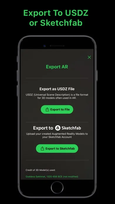 Tangkapan skrin Arrea - Explore and Create AR