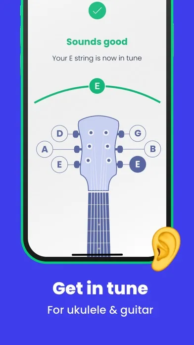 Tangkapan skrin Solfegio: Ukulele Piano Guitar