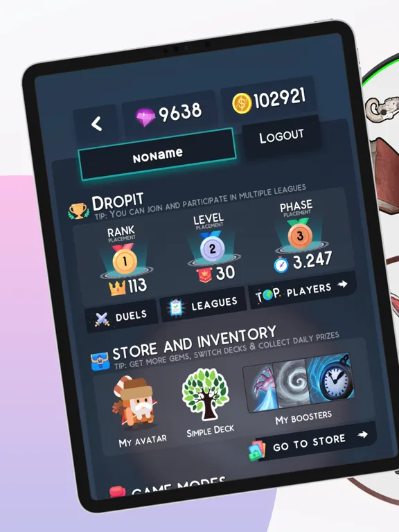 تصاویر Dropit Cards iPad 