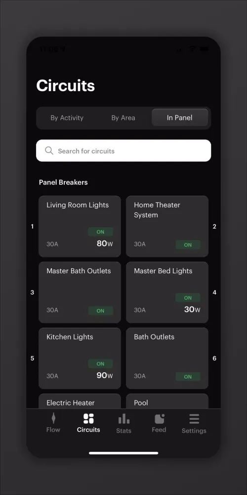 ภาพหน้าจอของ SPAN Home