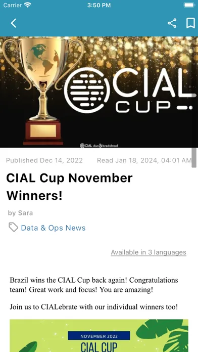CIAL Central應用截圖