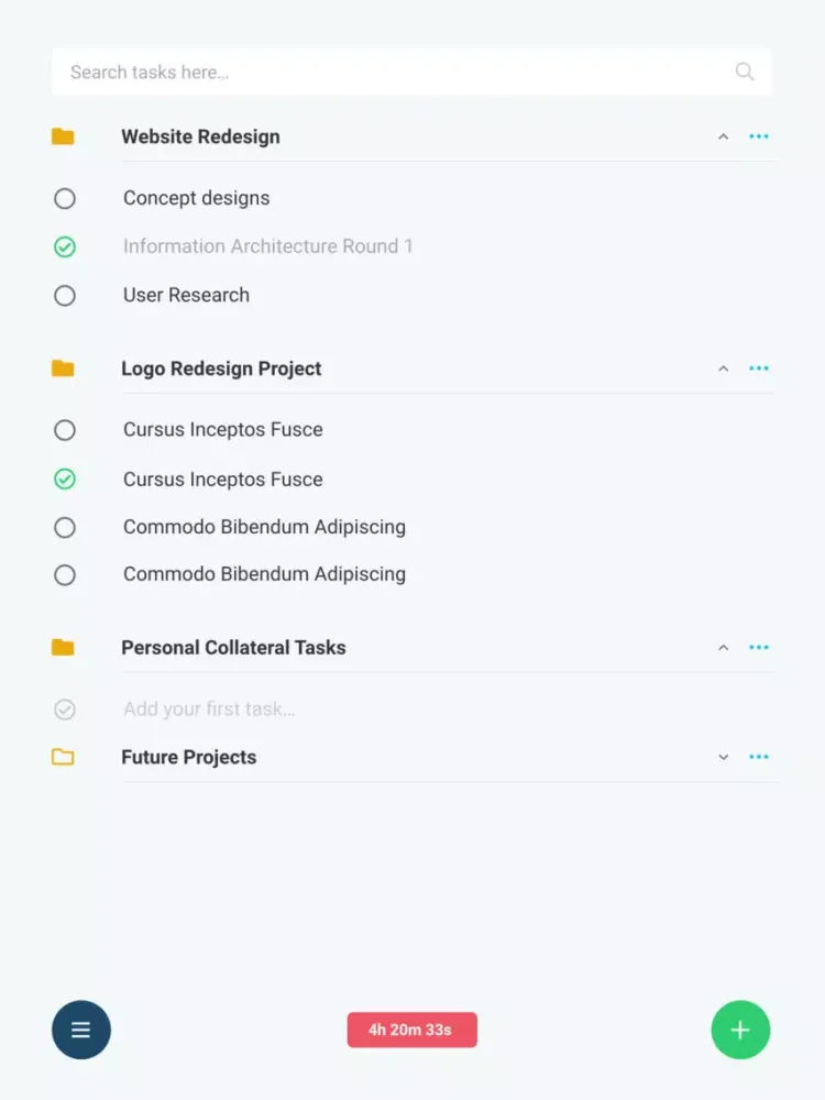 SPERA freelance job management iPad  スクリーンショット