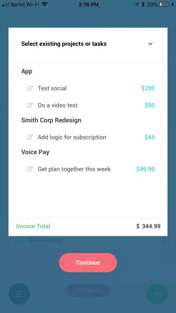 SPERA freelance job management スクリーンショット