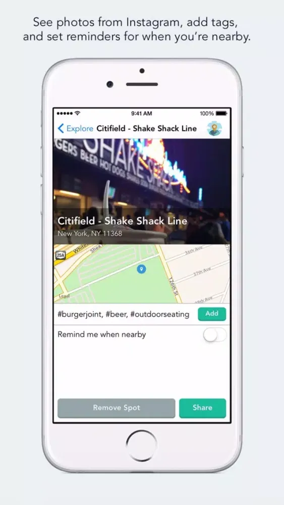 ภาพหน้าจอของ Spotr - Track Your Spots!