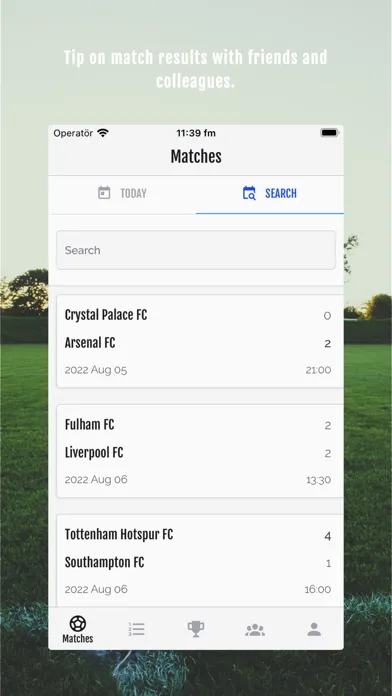 Premier L3ague Predictor Screenshots