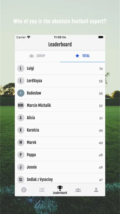 Premier L3ague Predictor Screenshots