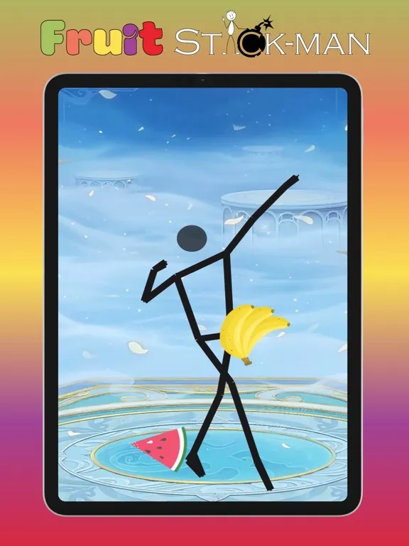 Zrzuty ekranu Fruit Stickman VR: Dance&Slice iPad 