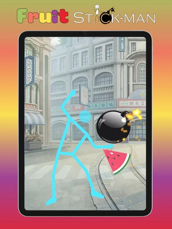 Zrzuty ekranu Fruit Stickman VR: Dance&Slice iPad 