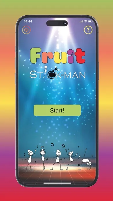 Zrzuty ekranu Fruit Stickman VR: Dance&Slice
