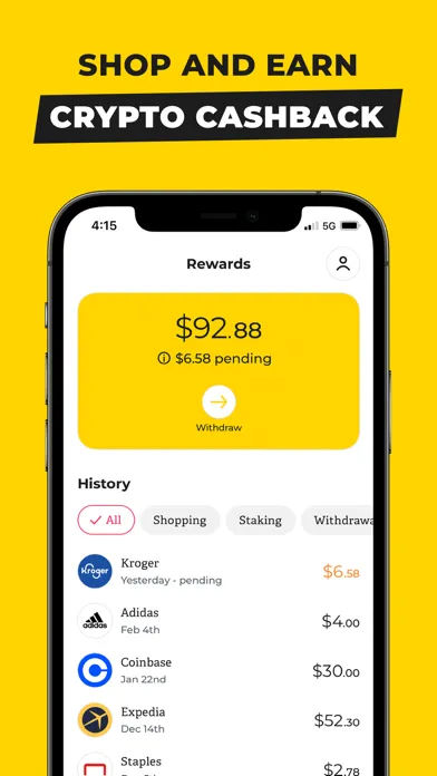 StormX - Shop & Earn Crypto Screenshots