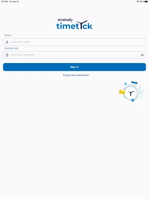 TimeTick Admin iPad  स्क्रीनशॉट