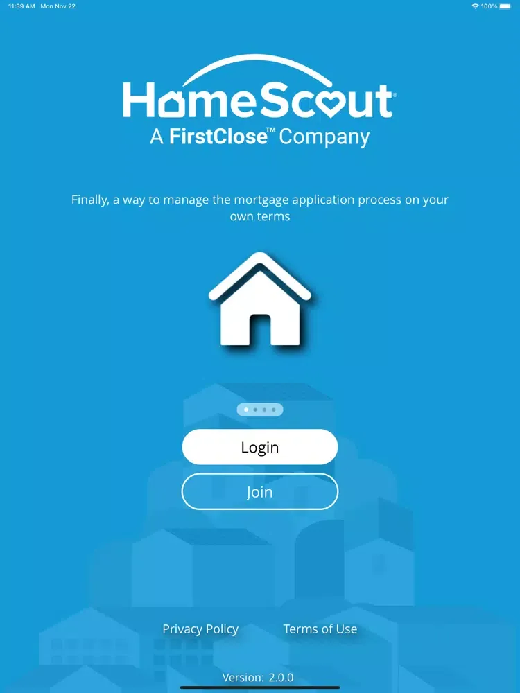 Tangkapan layar HomeScout Mobile iPad 