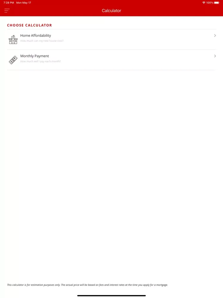 Screenshot di MBS Lending iPad 