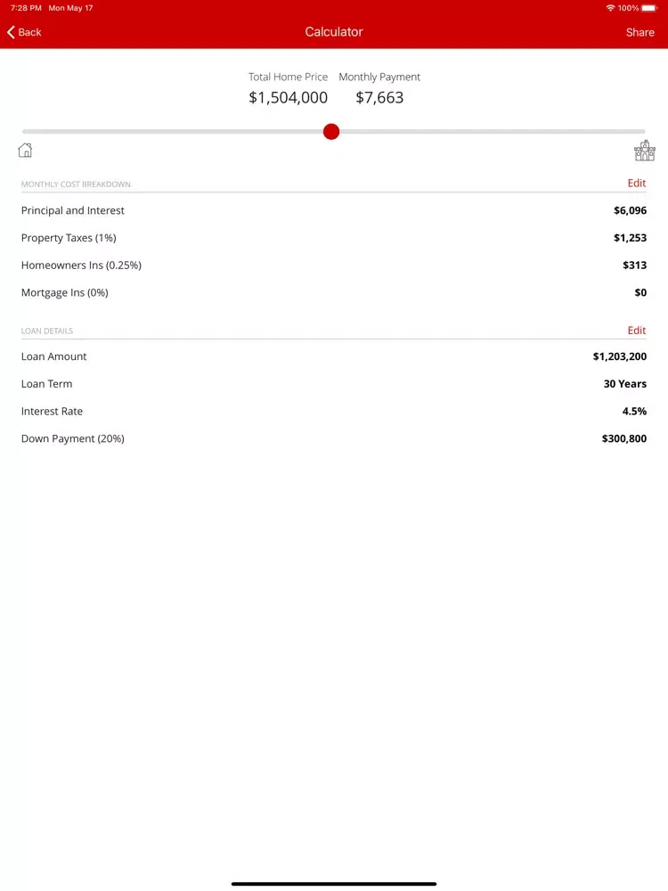 Screenshot di MBS Lending iPad 