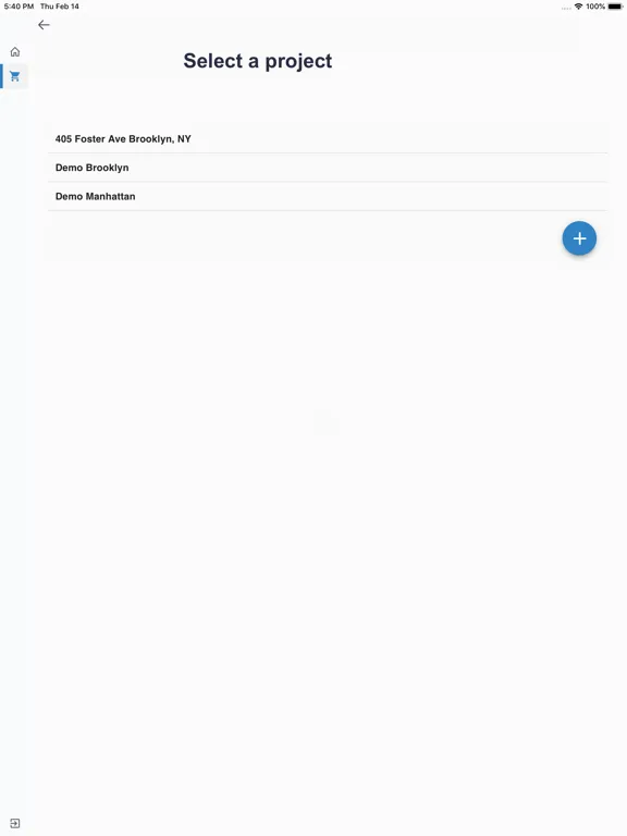 Capturas de tela do Structshare Jobsite iPad 