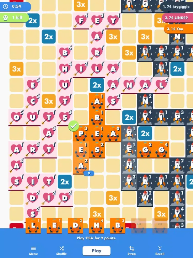 Capturas de tela do Wordwars.io iPad 