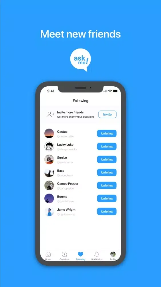 Ask Me - anonymously سکرین شاٹس