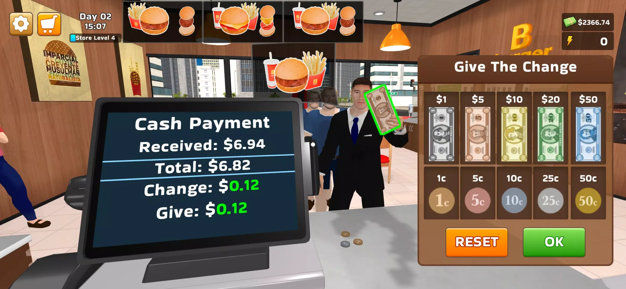 Burger Simulator! 스크린샷