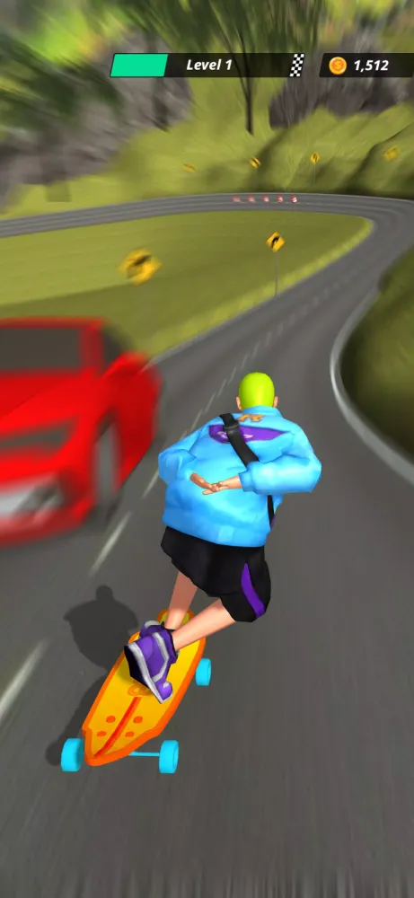 Captures d'écran de Downhill Racer
