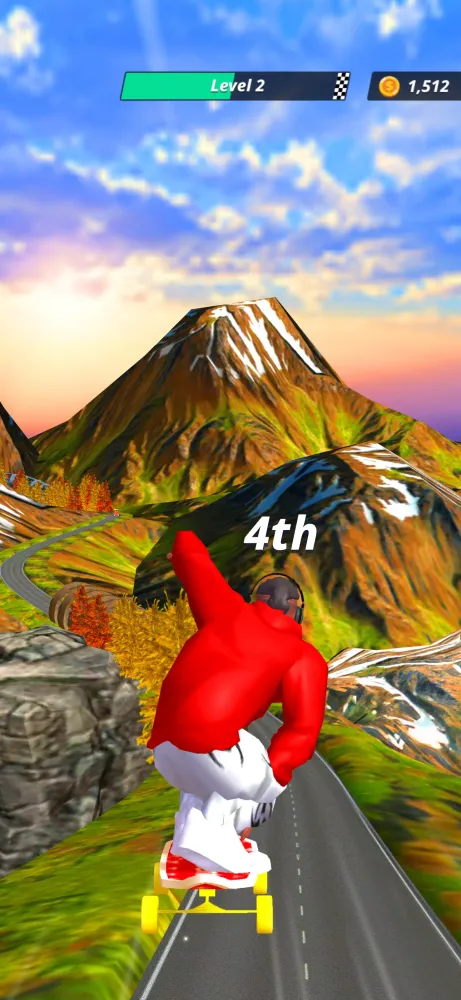 Captures d'écran de Downhill Racer