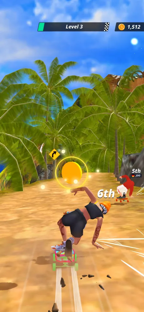 Captures d'écran de Downhill Racer
