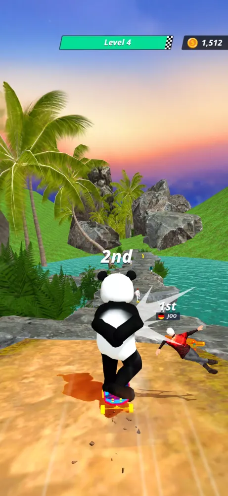 Captures d'écran de Downhill Racer