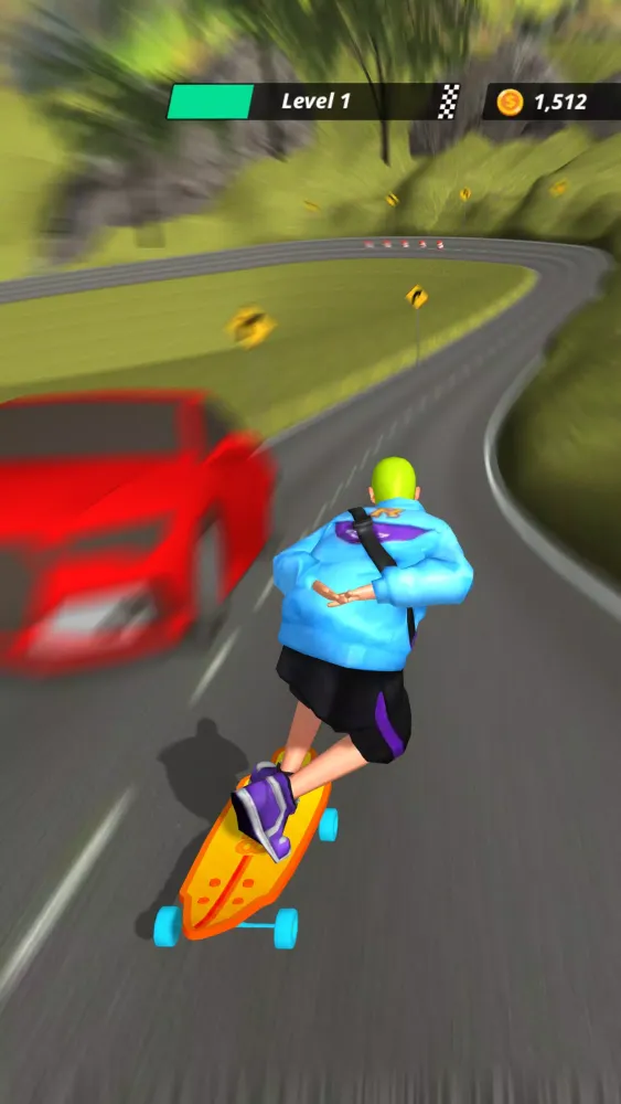 Captures d'écran de Downhill Racer