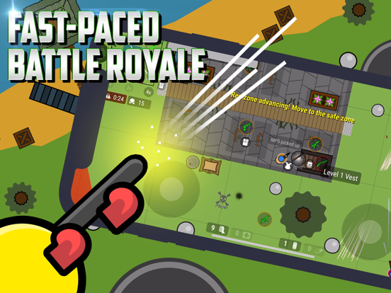 ภาพหน้าจอของ surviv.io iPad 