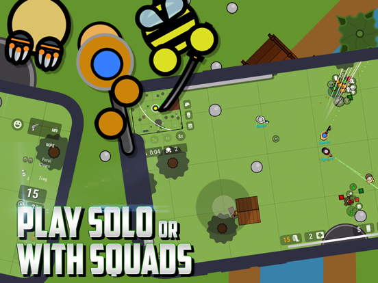 ภาพหน้าจอของ surviv.io iPad 