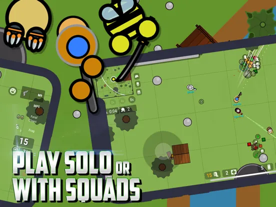 ภาพหน้าจอของ surviv.io iPad 