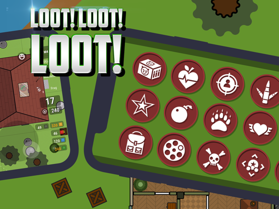 ภาพหน้าจอของ surviv.io iPad 