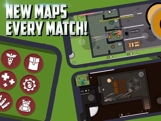 ภาพหน้าจอของ surviv.io iPad 