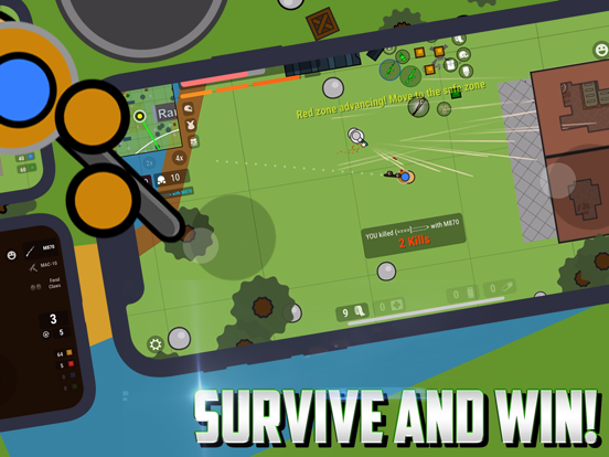 ภาพหน้าจอของ surviv.io iPad 