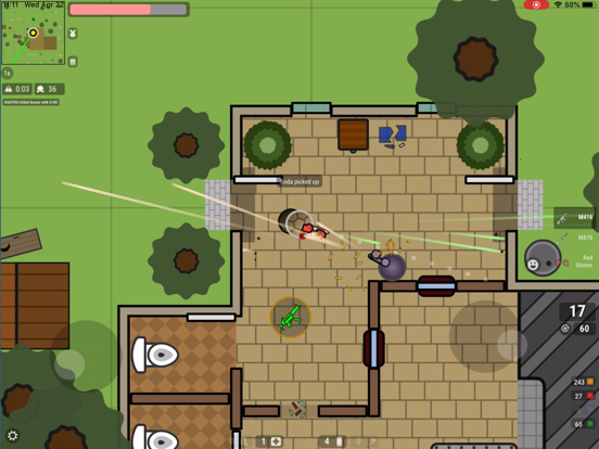 ภาพหน้าจอของ surviv.io iPad 