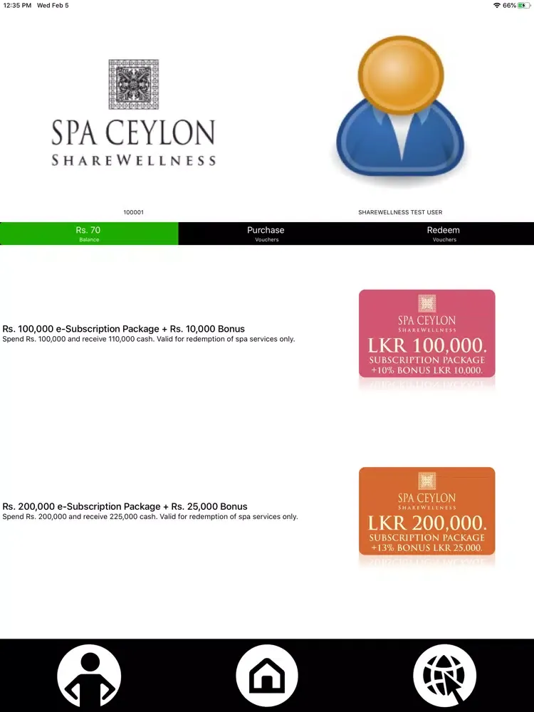 Spa Ceylon ShareWellness iPad  स्क्रीनशॉट