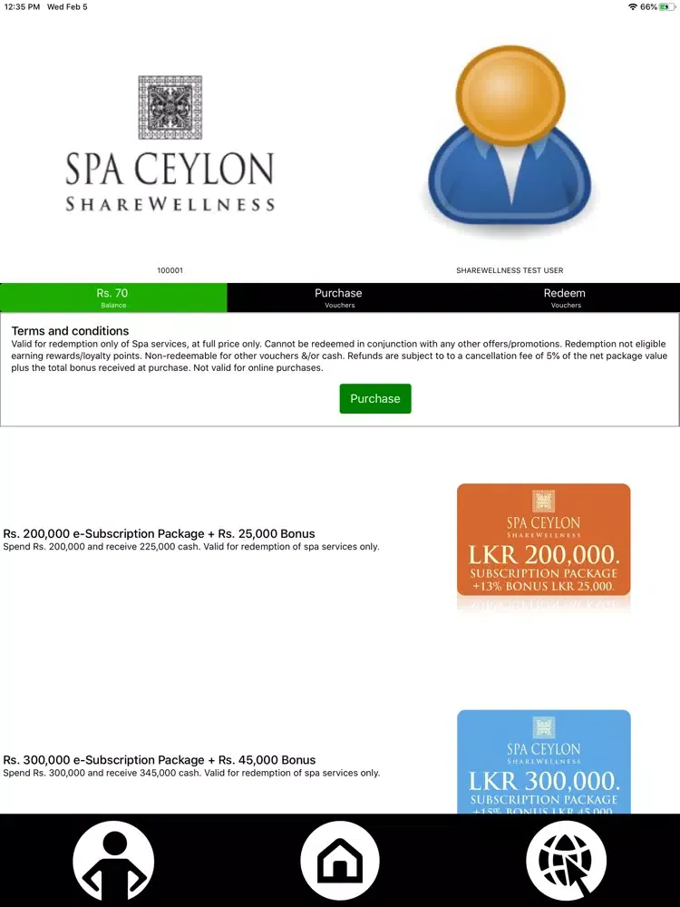 Spa Ceylon ShareWellness iPad  स्क्रीनशॉट