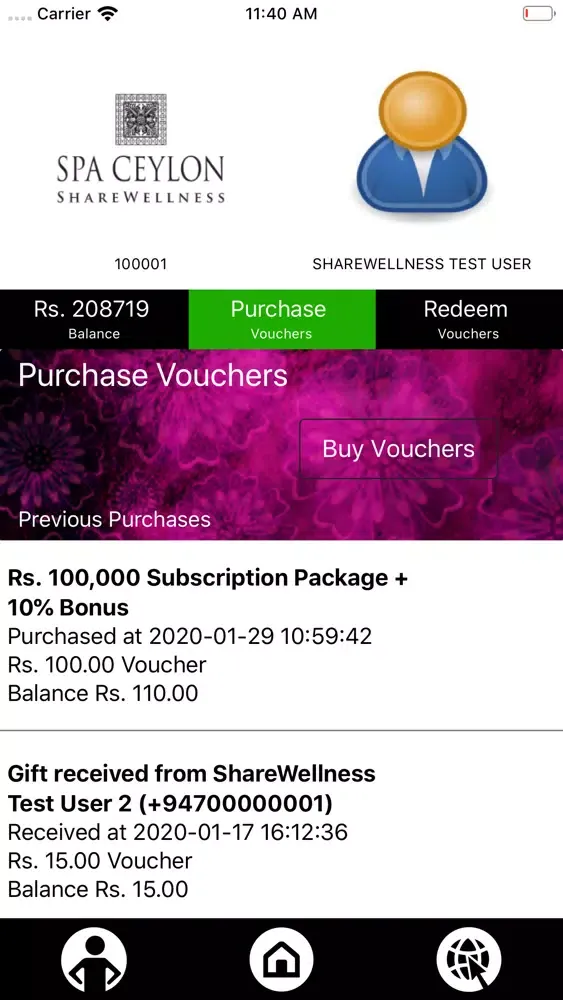 Spa Ceylon ShareWellness स्क्रीनशॉट